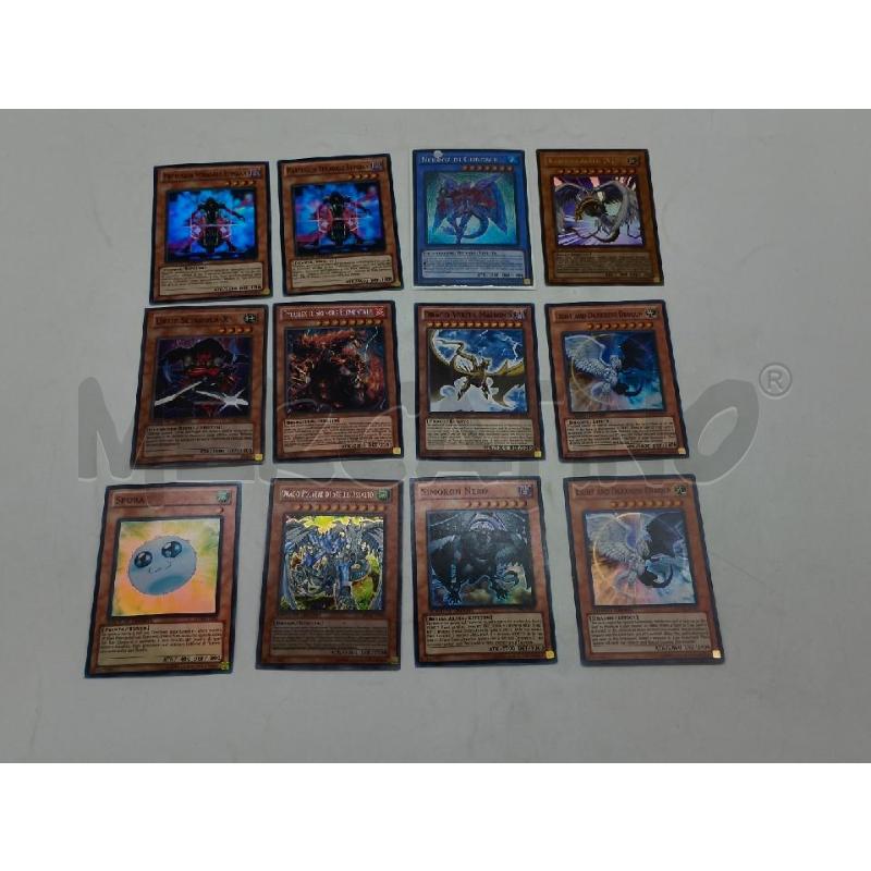 CARTE YU GI OH 12PZ VARI PERSONAGGI | Mercatino dell'Usato Moncalieri bengasi 1