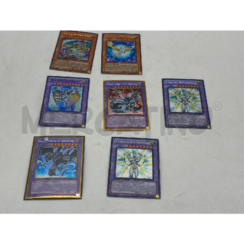 CARTE YU GI OH 7PZ ARCOBALENO E VARIE | Mercatino dell'Usato Moncalieri bengasi 1