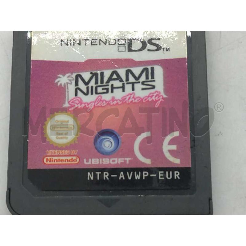 CARTUCCIA NINTENDO DS MIAMI NIGHTS SINGLES IN THE CITY | Mercatino dell'Usato Moncalieri bengasi 2