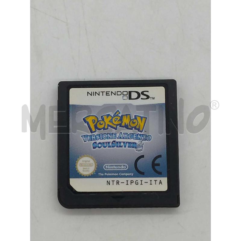 CARTUCCIA NINTENDO DS POKEMON VERSIONE ARGENTO SOUL SILVER  | Mercatino dell'Usato Moncalieri bengasi 1