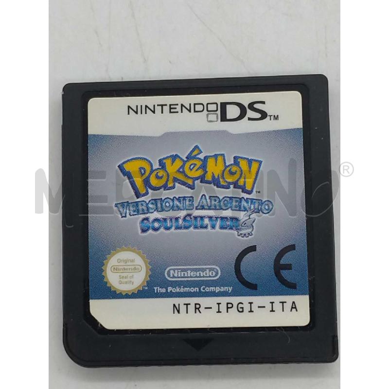 CARTUCCIA NINTENDO DS POKEMON VERSIONE ARGENTO SOUL SILVER  | Mercatino dell'Usato Moncalieri bengasi 2