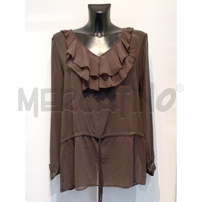 CASACCA DONNA OLTE MARRONE TRASPARENTE | Mercatino dell'Usato Moncalieri bengasi 1