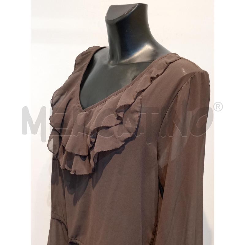 CASACCA DONNA OLTE MARRONE TRASPARENTE | Mercatino dell'Usato Moncalieri bengasi 3