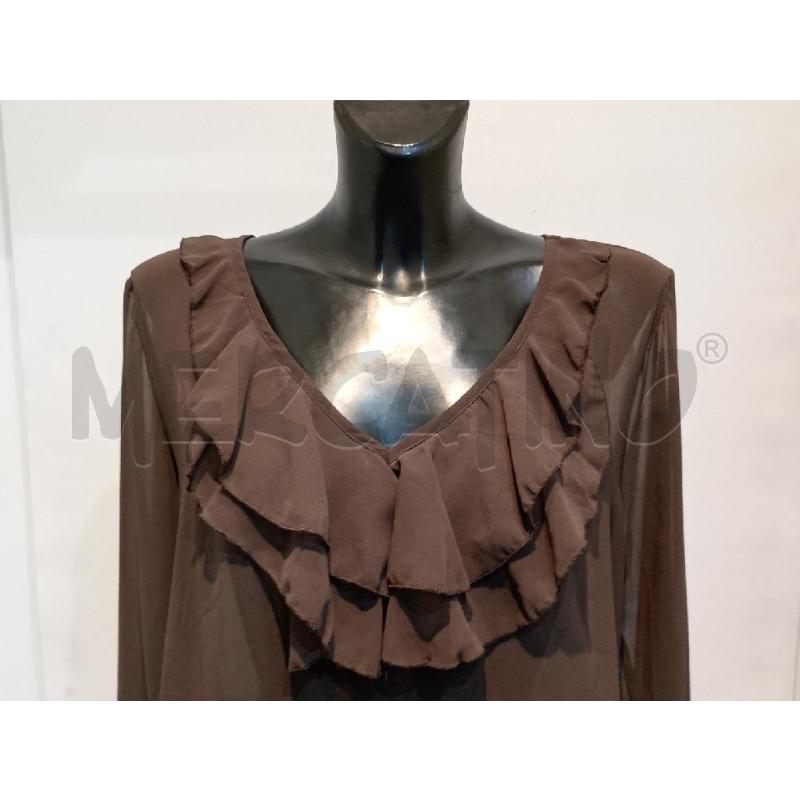 CASACCA DONNA OLTE MARRONE TRASPARENTE | Mercatino dell'Usato Moncalieri bengasi 4