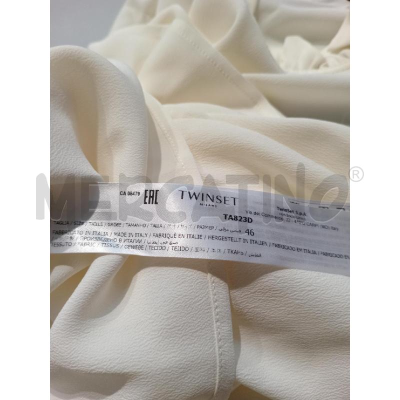 CASACCA DONNA TWIN SET PANNA ROUGE POLSI COLLO | Mercatino dell'Usato Moncalieri bengasi 4