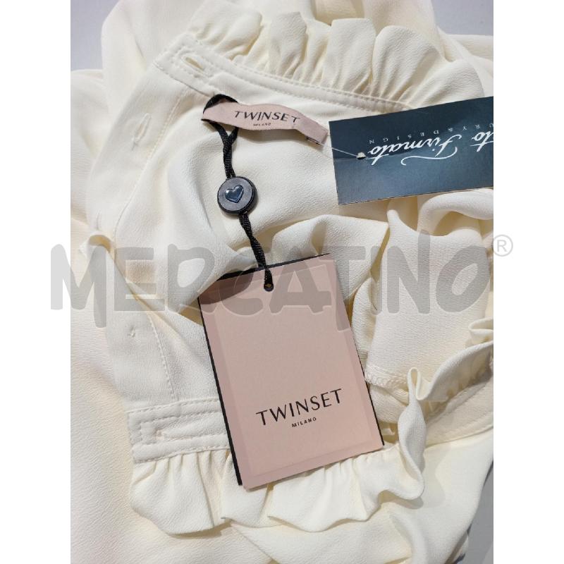 CASACCA DONNA TWIN SET PANNA ROUGE POLSI COLLO | Mercatino dell'Usato Moncalieri bengasi 5
