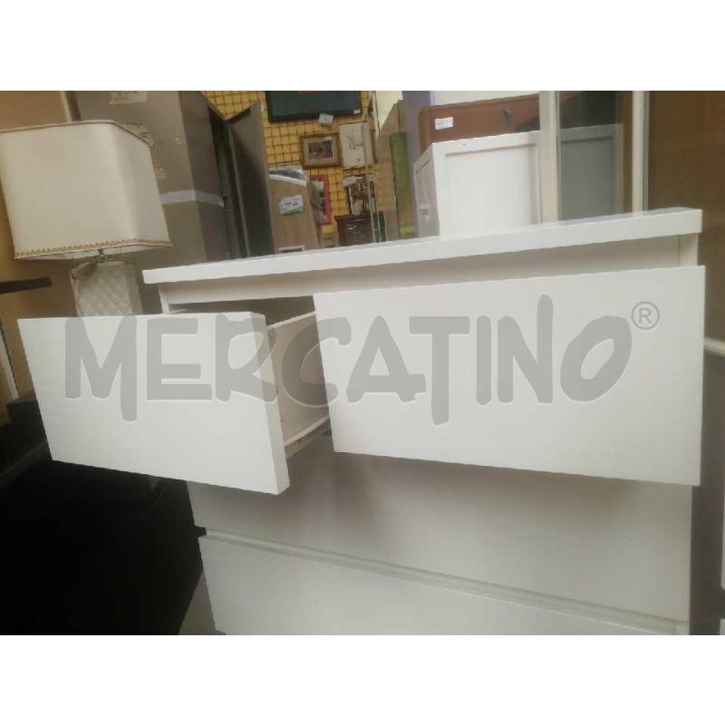 CASSETTIERA IKEA BIANCA 6 CASSETTI  | Mercatino dell'Usato Moncalieri bengasi 2
