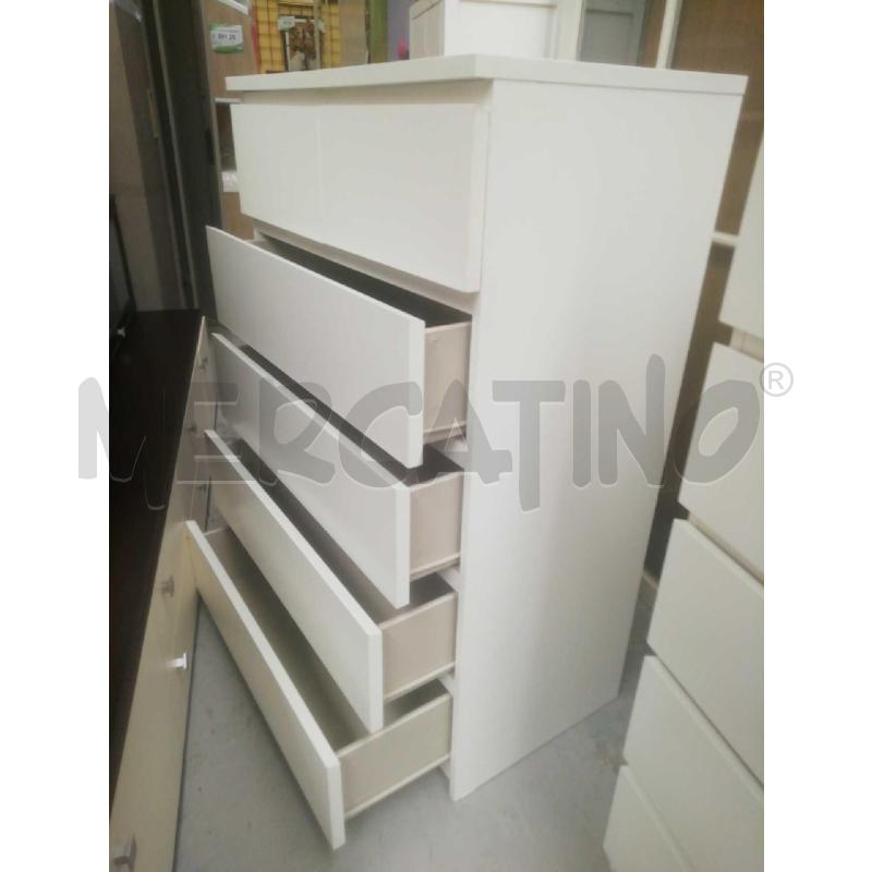 CASSETTIERA IKEA BIANCA 6 CASSETTI  | Mercatino dell'Usato Moncalieri bengasi 3
