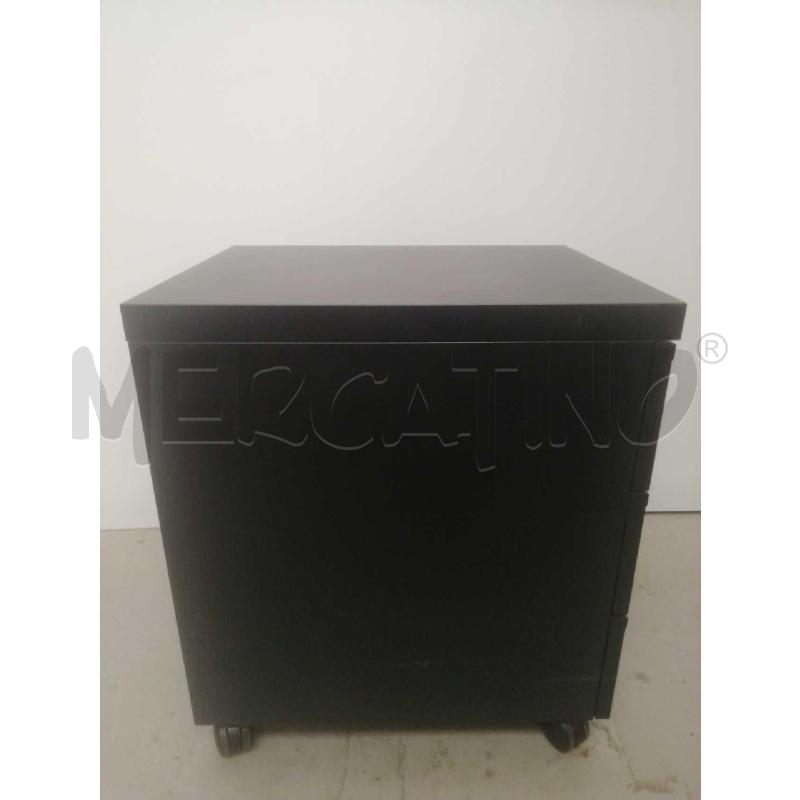 CASSETTIERA IKEA NERA 3 CASSETTI | Mercatino dell'Usato Moncalieri bengasi 2