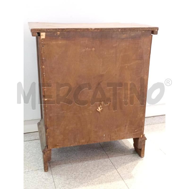 CASSETTIERA INTARSIATA 3CASSETTI DA RIVEDERE | Mercatino dell'Usato Moncalieri bengasi 3