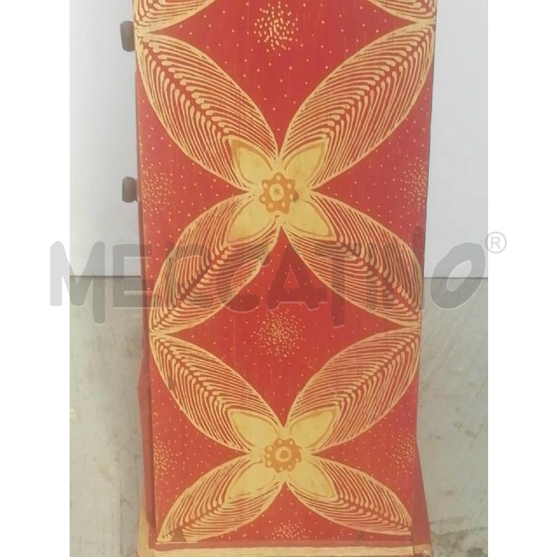 CASSETTIERA PIRAMIDALE 4 CASSETTI C/DECORO FIORI  | Mercatino dell'Usato Moncalieri bengasi 4