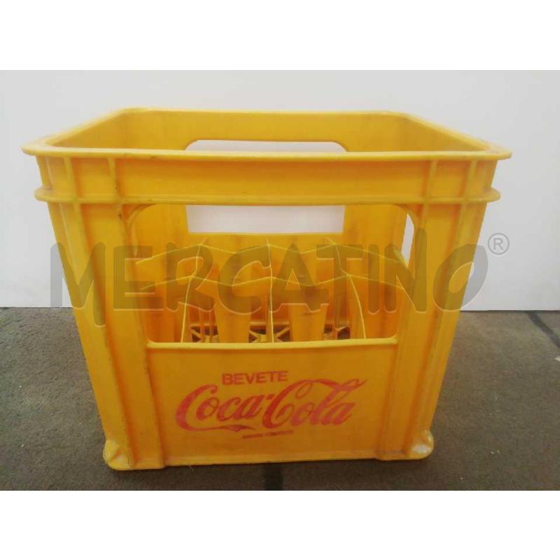 CASSETTIERA PORTABOTTIGLIE COCA COLA GIALLO | Mercatino dell'Usato Moncalieri bengasi 1