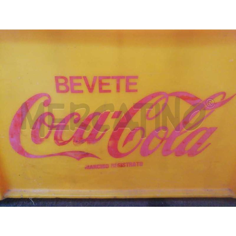 CASSETTIERA PORTABOTTIGLIE COCA COLA GIALLO | Mercatino dell'Usato Moncalieri bengasi 3