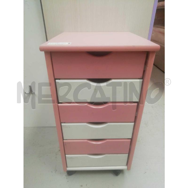 CASSETTIERA ROSA BIANCA | Mercatino dell'Usato Moncalieri bengasi 1
