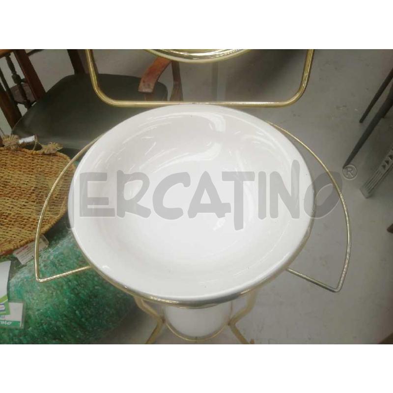 CATINO OTTONATO CON 2 ACCESSORI CERAMICA SPECCHIO | Mercatino dell'Usato Moncalieri bengasi 2