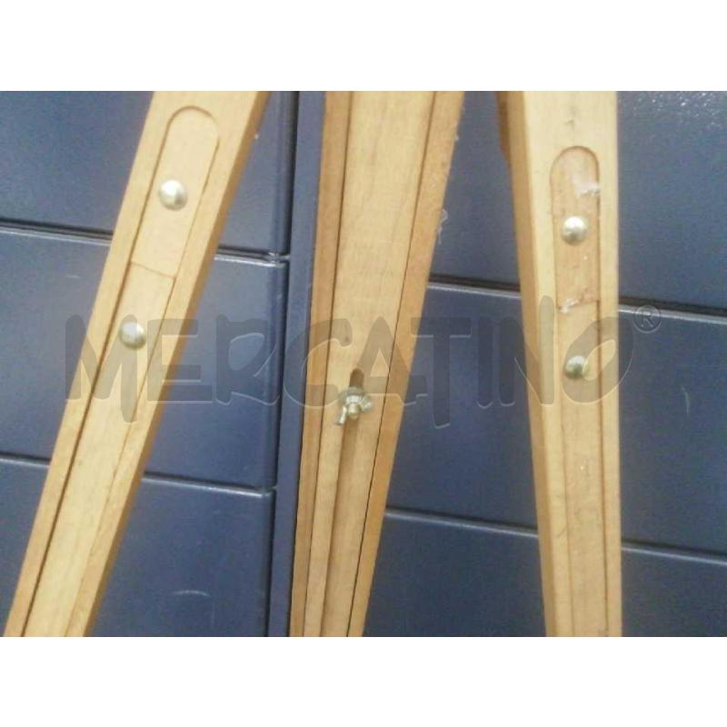 CAVALLETTO DA PITTORE LEGNO REGOLABILE  | Mercatino dell'Usato Moncalieri bengasi 5