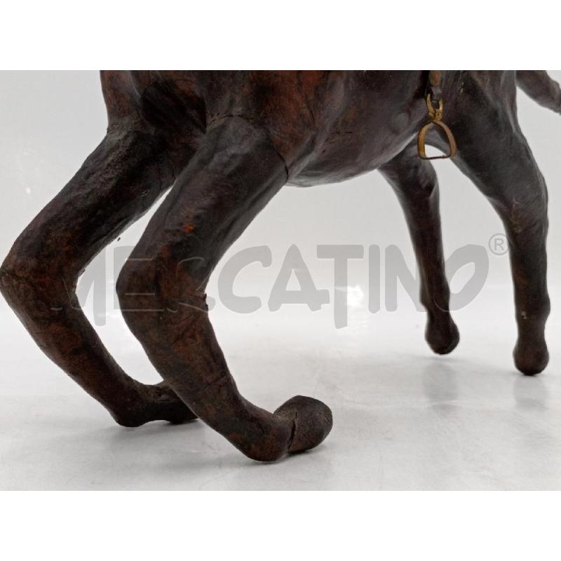 CAVALLINO FODERA CUOIO RAMPANTE ALTO CM 40 | Mercatino dell'Usato Moncalieri bengasi 3
