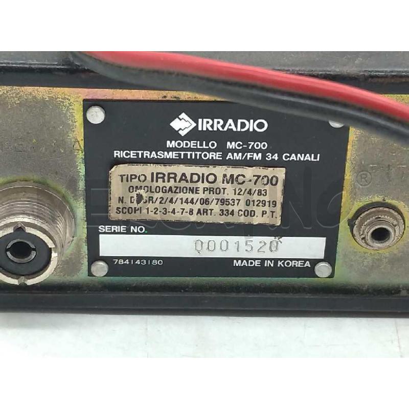 CB RICETRASMITENTE IRRADIO MC 700  | Mercatino dell'Usato Moncalieri bengasi 3