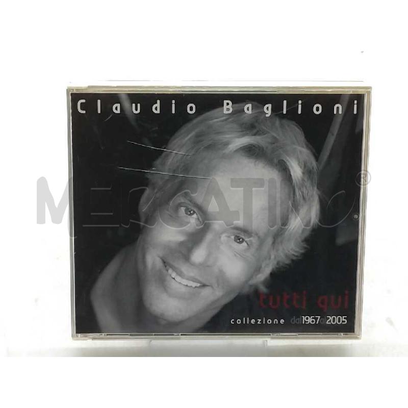 CD COFANETTO CLAUDIO BAGLIONI TUTTI QUI COLLEZIONE 1967/2005 | Mercatino dell'Usato Moncalieri bengasi 1
