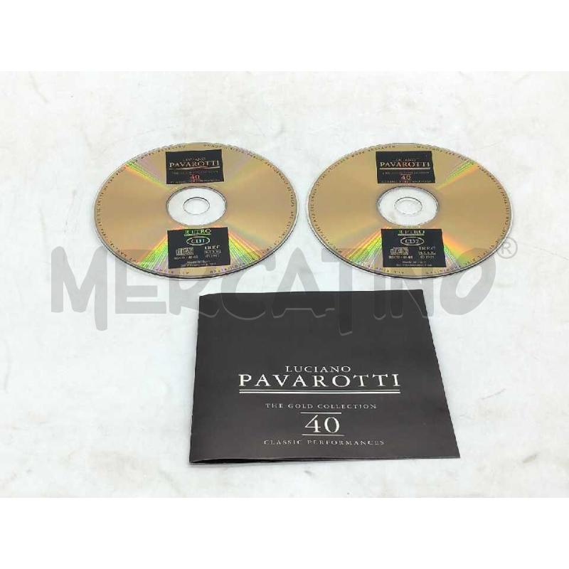 CD COFANETTO LUCIANO PAVAROTTI GOLD COLLECTION 40 CLASSIC PERFORMANCES | Mercatino dell'Usato Moncalieri bengasi 4