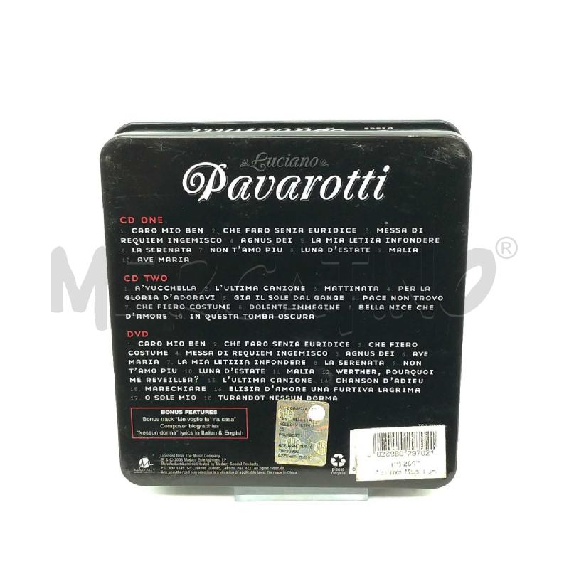 CD COFANETTO LUCIANO PAVAROTTI THE GREATEST TENOR OF ALL TIME 2 CD E 1 DVD COFANETTO IN LATTA  | Mercatino dell'Usato Moncalieri bengasi 2