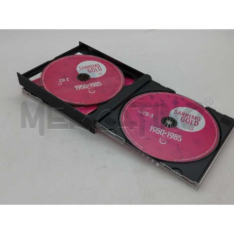 CD COFANETTO SANREMO GOLD 1950/1985 | Mercatino dell'Usato Moncalieri bengasi 4
