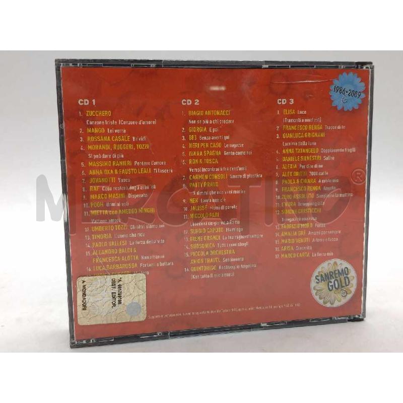 CD COFANETTO SANREMO GOLD 1986/2009 | Mercatino dell'Usato Moncalieri bengasi 3