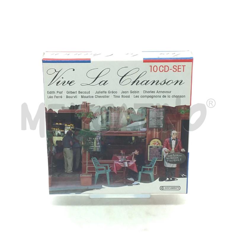 CD COFANETTO VIVE LA CHANSON 10 CD SET | Mercatino dell'Usato Moncalieri bengasi 1