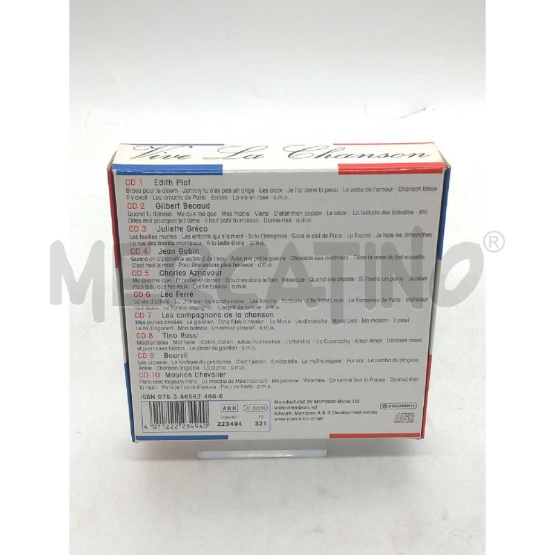 CD COFANETTO VIVE LA CHANSON 10 CD SET | Mercatino dell'Usato Moncalieri bengasi 2