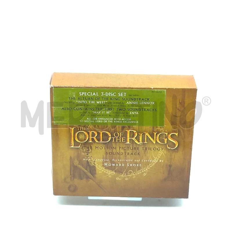 CD MUSICALE THE LORDS OF THE RINGS THE MOTION PICTURE TRILOGY SOUNDTRACK  | Mercatino dell'Usato Moncalieri bengasi 1
