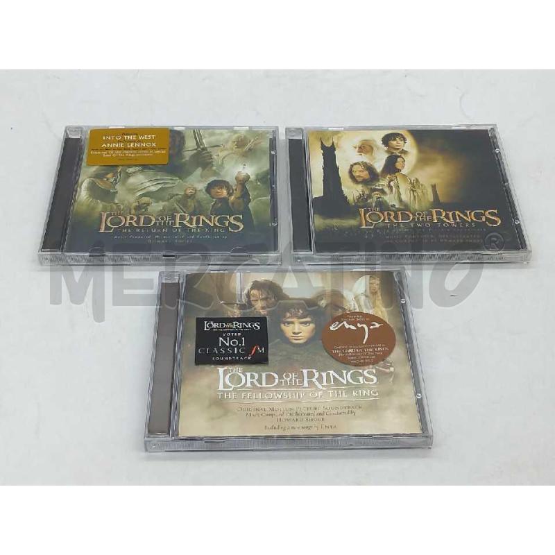 CD MUSICALE THE LORDS OF THE RINGS THE MOTION PICTURE TRILOGY SOUNDTRACK  | Mercatino dell'Usato Moncalieri bengasi 2