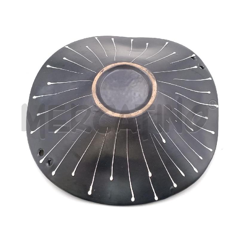 CENTROTAVOLA ANNI 50 SCHIZZI CERAMICA BASE NERA | Mercatino dell'Usato Moncalieri bengasi 2