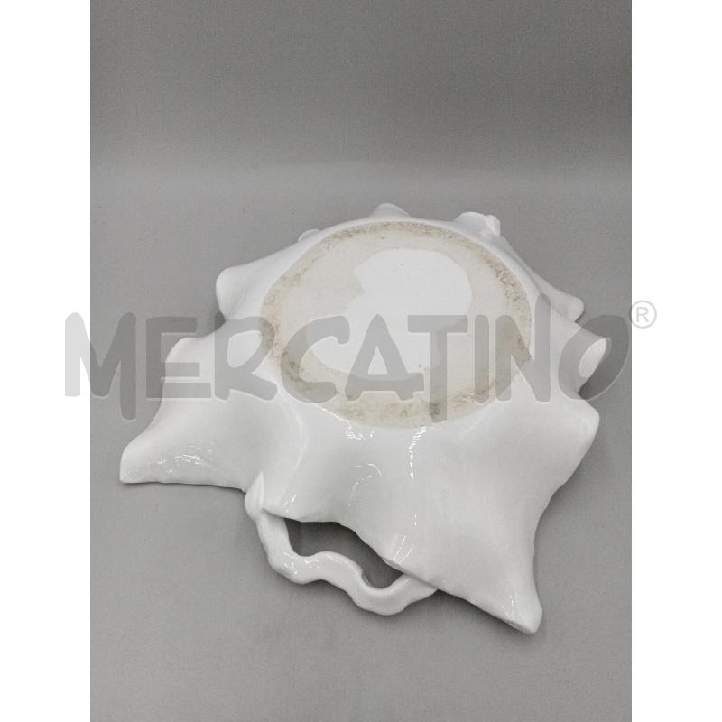 CENTROTAVOLA CERAMICA BIANCA PORTA FRUTTA C/DOPPI MANICI | Mercatino dell'Usato Moncalieri bengasi 5