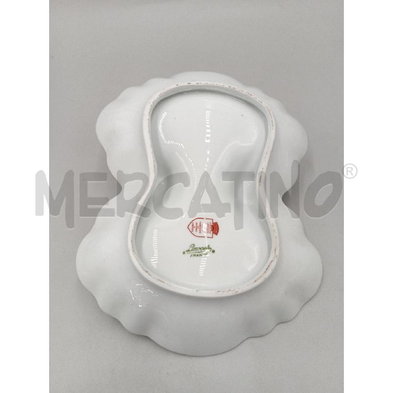 CENTROTAVOLA CERAMICA CON DECORO FIORI LIMOGES | Mercatino dell'Usato Moncalieri bengasi 4