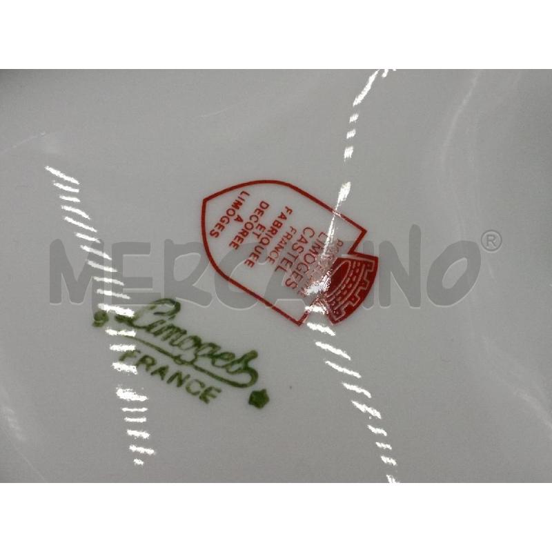 CENTROTAVOLA CERAMICA CON DECORO FIORI LIMOGES | Mercatino dell'Usato Moncalieri bengasi 5