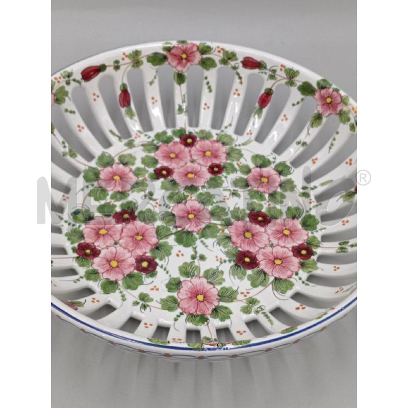 CENTROTAVOLA CERAMICA DECORO FIORI F,M | Mercatino dell'Usato Moncalieri bengasi 4