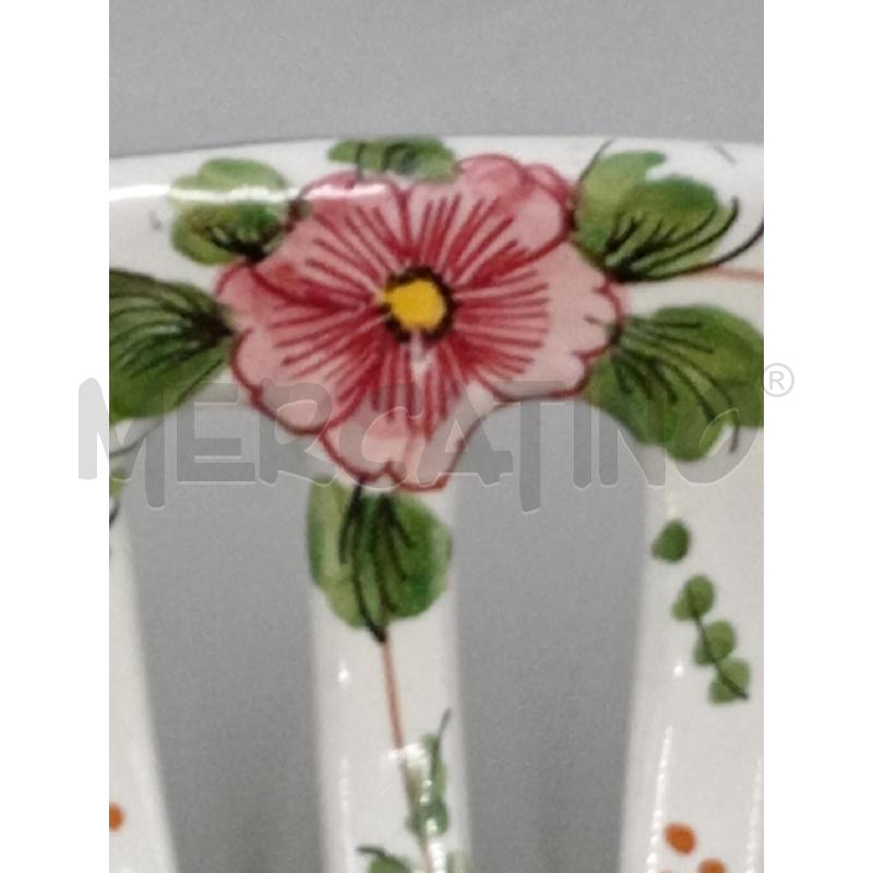 CENTROTAVOLA CERAMICA DECORO FIORI F,M | Mercatino dell'Usato Moncalieri bengasi 5