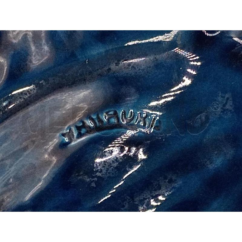 CENTROTAVOLA CERAMICA VALLAURIS FORMA PESCE BLU  | Mercatino dell'Usato Moncalieri bengasi 5