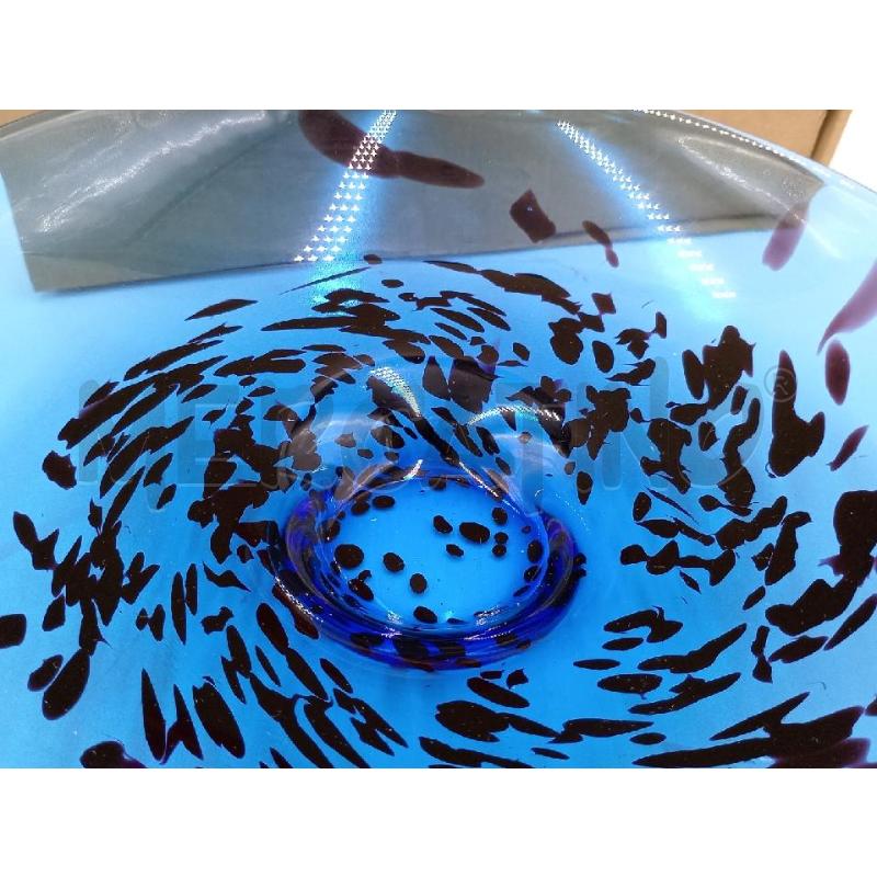 CENTROTAVOLA VETRO COBALTINO AZZURRO C/SCATOLA GALLERIA  | Mercatino dell'Usato Moncalieri bengasi 3