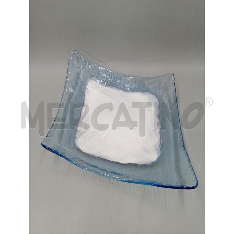 CENTROTAVOLA VETRO MURANO C/INTERNO BIANCO | Mercatino dell'Usato Moncalieri bengasi 2