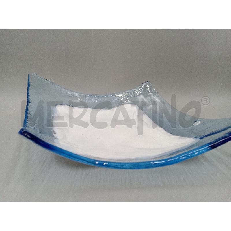 CENTROTAVOLA VETRO MURANO C/INTERNO BIANCO | Mercatino dell'Usato Moncalieri bengasi 4