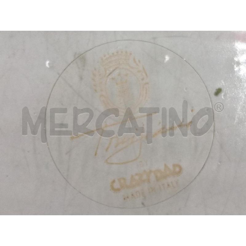 CENTROTAVOLA VETRO PORTA FRUTTA DESGIN TORRIGIANI DIPINTO VARI COLORI  | Mercatino dell'Usato Moncalieri bengasi 2