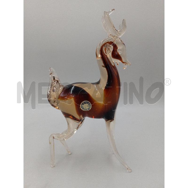 CERBIATTO MURANO ITALY H. 25 | Mercatino dell'Usato Moncalieri bengasi 3
