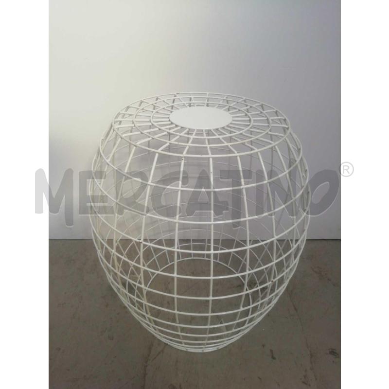 CESTA QUADRETTI TRAFORATA METALLO | Mercatino dell'Usato Moncalieri bengasi 4