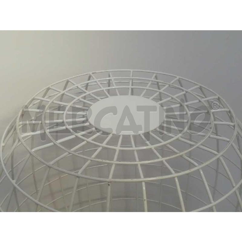 CESTA QUADRETTI TRAFORATA METALLO | Mercatino dell'Usato Moncalieri bengasi 5