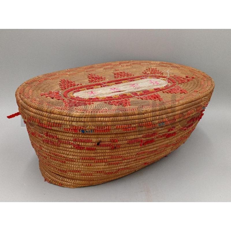 CESTA VIMINI VINTAGE | Mercatino dell'Usato Moncalieri bengasi 1
