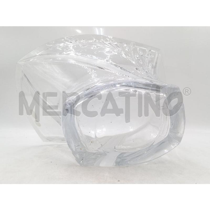 CESTELLO CRISTALLO BOHEMIA C/LAVORAZIONE FOGLIE  | Mercatino dell'Usato Moncalieri bengasi 4