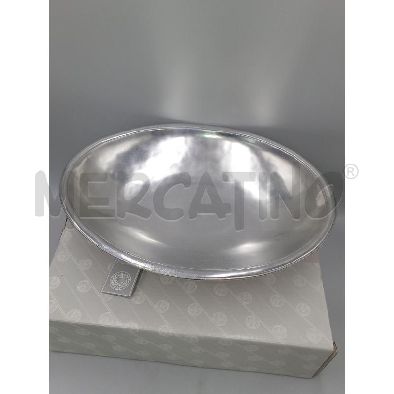 CESTELLO METALLO PELTRO CROMATO C/SCATOLA  | Mercatino dell'Usato Moncalieri bengasi 2