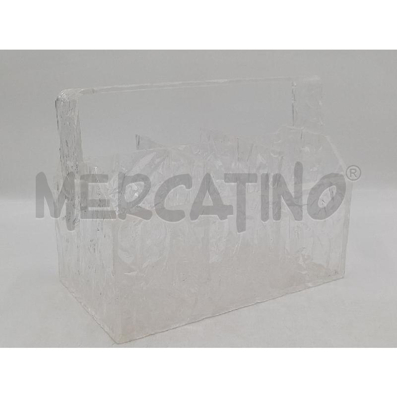 CESTELLO PORTAGHIACCIO PLEXIGLASS  | Mercatino dell'Usato Moncalieri bengasi 5