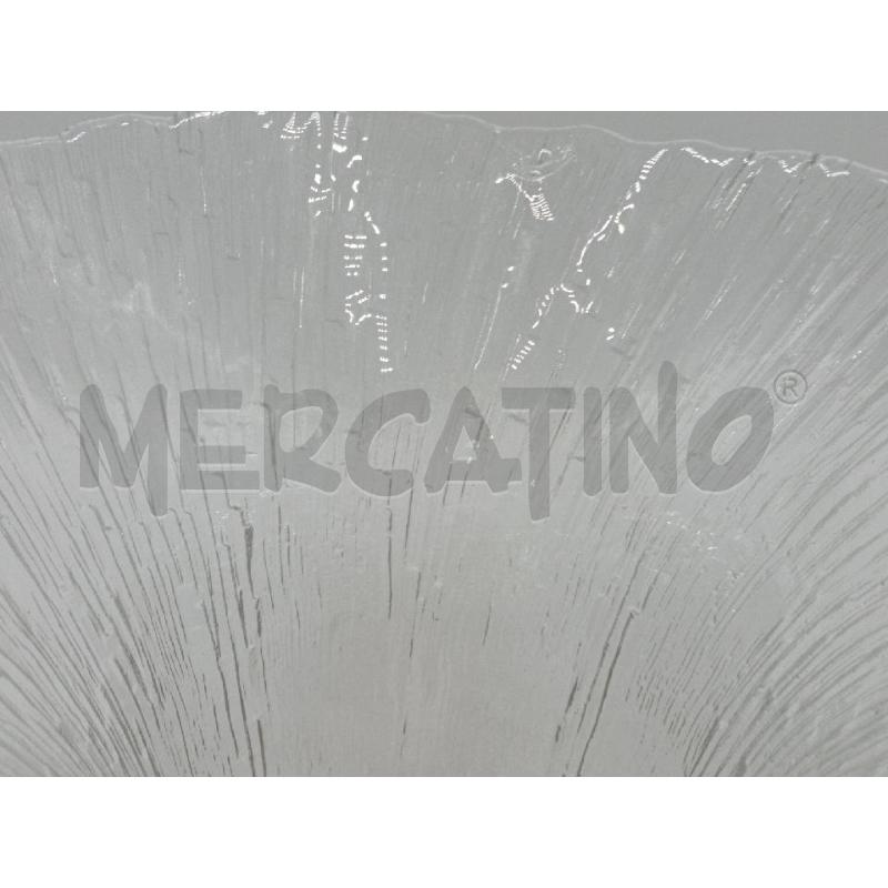 CESTELLO VETRO MOLATO CENTROTAVOLA STILE DESIGN  | Mercatino dell'Usato Moncalieri bengasi 4